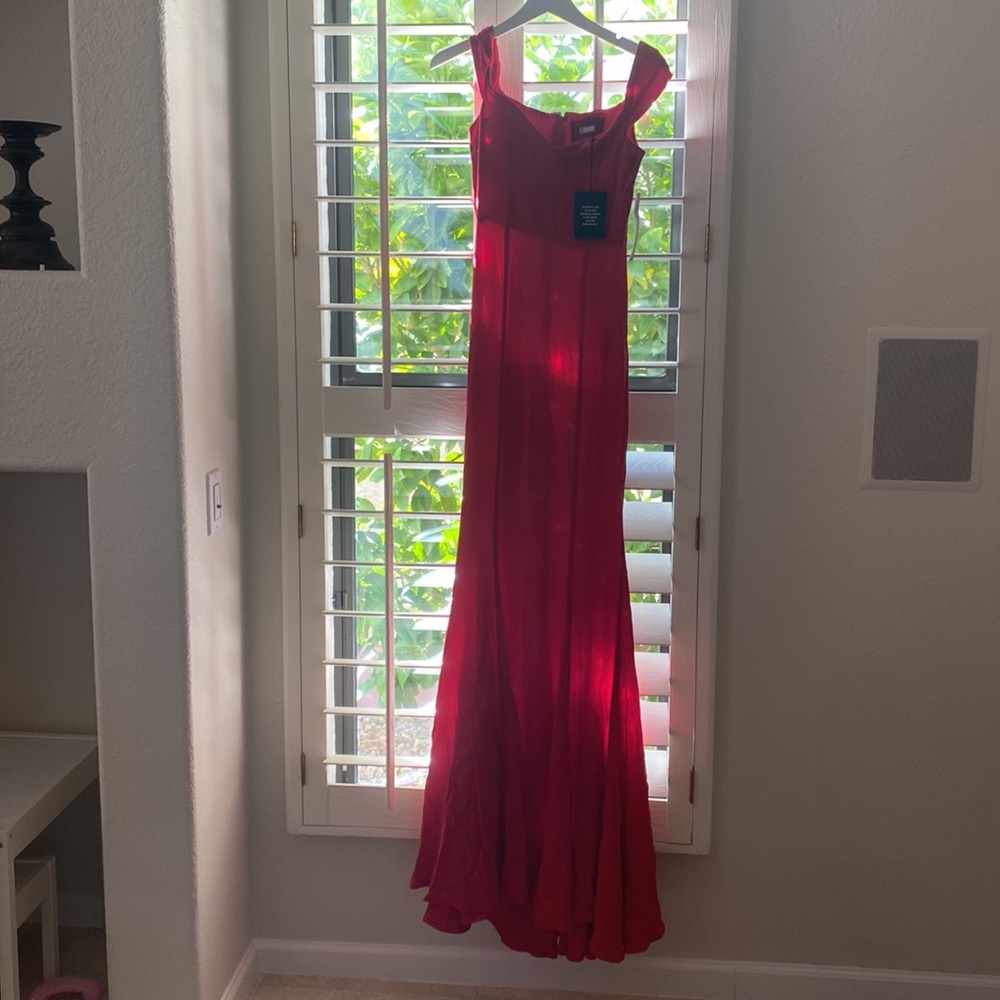 Brand new with tags Reformation Gardener dress and cherry size 4